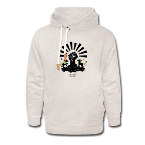 BHM Signature Collection Shawl Collar Hoodie - heather oatmeal