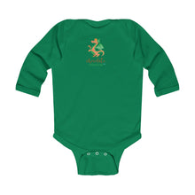 Load image into Gallery viewer, Chocolate Dragon Infant Long Sleeve Bodysuit
