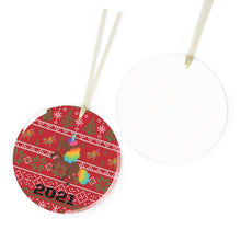 Load image into Gallery viewer, Holiday 2021 Glass Ornament
