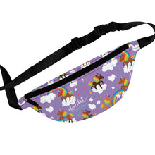 Load image into Gallery viewer, Signature Pattern (Purple) Fanny Pack
