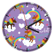 Load image into Gallery viewer, Signature Pattern (Purple) Custom Wall Clock (30cm diameter)
