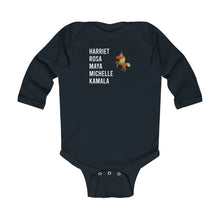 Load image into Gallery viewer, Chocolate Unicorn LEGACY Infant Long Sleeve Bodysuit
