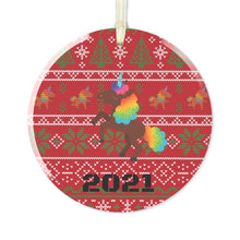 Load image into Gallery viewer, Holiday 2021 Glass Ornament
