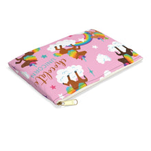 Load image into Gallery viewer, Signature Pattern Flat Accessory Pouch
