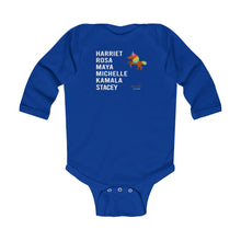 Load image into Gallery viewer, ChocUnicorn A LEGACY DEFINED Infant Long Sleeve Bodysuit

