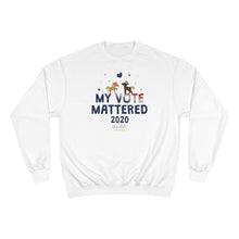 Load image into Gallery viewer, ChocUnicorn My Vote Mattered Champion Sweatshirt
