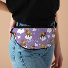 Load image into Gallery viewer, Signature Pattern (Purple) Fanny Pack
