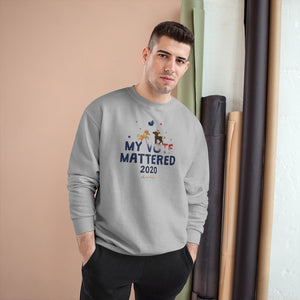 ChocUnicorn My Vote Mattered Champion Sweatshirt