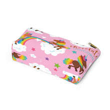 Load image into Gallery viewer, Signature Pattern Accessory Pouch w T-bottom
