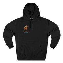 Load image into Gallery viewer, Small Chocolate Unicorn (Male) Unisex Premium Pullover Hoodie
