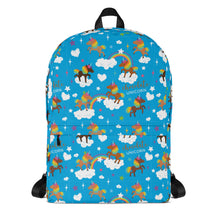 Load image into Gallery viewer, Chocolate Unicorn Backpack (Blue)
