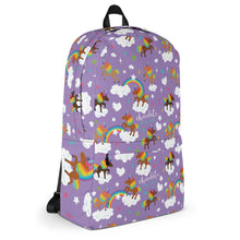 Load image into Gallery viewer, Chocolate Unicorn Backpack (Purple)
