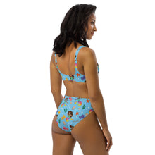 Load image into Gallery viewer, Ladies Chocolate Mermaid Signature Pattern Recycled high-waisted bikini
