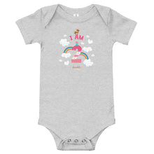 Load image into Gallery viewer, Chocolate Unicorn - I&#39;m 2 Baby short sleeve one piece
