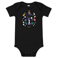 Load image into Gallery viewer, Chocolate Mermaid - I&#39;m 1 Baby short sleeve one piece
