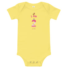 Load image into Gallery viewer, Chocolate Unicorn - I&#39;m 2 (plain) Baby short sleeve one piece
