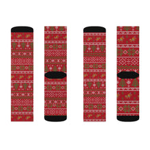 Load image into Gallery viewer, Holiday Sublimation Socks
