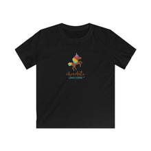 Load image into Gallery viewer, Classic Chocolate Unicorn Kids Softstyle Tee
