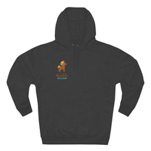 Load image into Gallery viewer, Small Chocolate Unicorn (Male) Unisex Premium Pullover Hoodie
