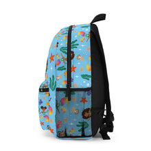Load image into Gallery viewer, Chocolate Mermaid Backpack (With Water Bottle holders)
