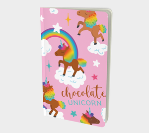 Chocolate Unicorn Notebook (Unlined)