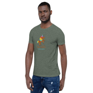 Chocolate Unicorn Short-Sleeve Unisex T-Shirt