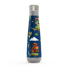 Load image into Gallery viewer, Chocolate Dragon Peristyle Water Bottles (Navy)

