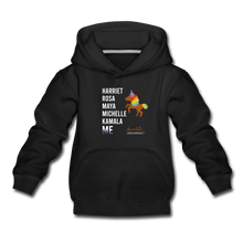 Load image into Gallery viewer, Chocolate Unicorn THE LEGACY CONTINUES Kids‘ Premium Hoodie - black

