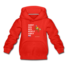 Load image into Gallery viewer, Chocolate Unicorn THE LEGACY CONTINUES Kids‘ Premium Hoodie - red
