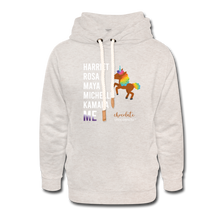 Load image into Gallery viewer, The LEGACY Continues Shawl Collar Hoodie - heather oatmeal
