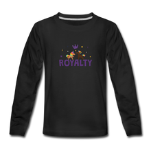 Load image into Gallery viewer, WE ARE ROYALTY Kids&#39; Premium Long Sleeve T-Shirt - black
