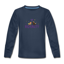 Load image into Gallery viewer, WE ARE ROYALTY Kids&#39; Premium Long Sleeve T-Shirt - navy
