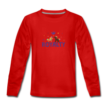Load image into Gallery viewer, WE ARE ROYALTY Kids&#39; Premium Long Sleeve T-Shirt - red
