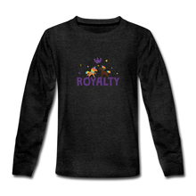 Load image into Gallery viewer, WE ARE ROYALTY Kids&#39; Premium Long Sleeve T-Shirt - charcoal gray
