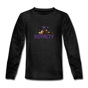 WE ARE ROYALTY Kids' Premium Long Sleeve T-Shirt - charcoal gray