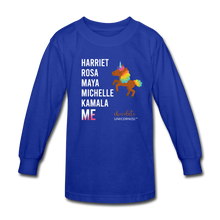 Load image into Gallery viewer, THE LEGACY CONTINUES Kids&#39; Long Sleeve T-Shirt - royal blue

