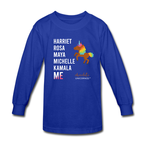 THE LEGACY CONTINUES Kids' Long Sleeve T-Shirt - royal blue