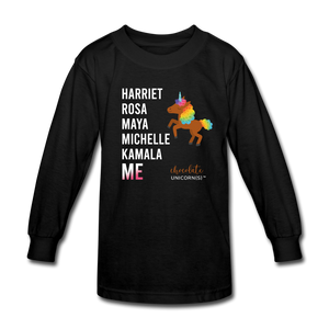 THE LEGACY CONTINUES Kids' Long Sleeve T-Shirt - black