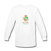 Load image into Gallery viewer, Chocolate Dragon Long Sleeve T-Shirt - white
