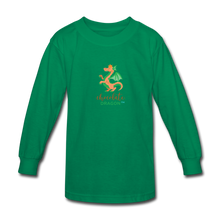 Load image into Gallery viewer, Chocolate Dragon Long Sleeve T-Shirt - kelly green
