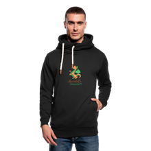 Load image into Gallery viewer, Chocolate Dragon Shawl Collar Hoodie - black
