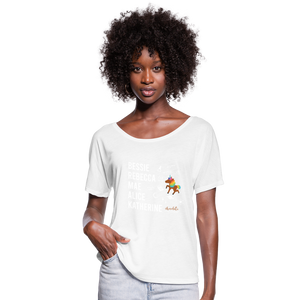 The STEM Trailblazers BHM Collection Women’s Flowy T-Shirt - white