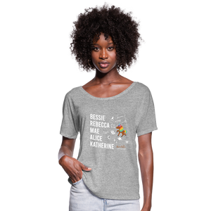 The STEM Trailblazers BHM Collection Women’s Flowy T-Shirt - heather gray