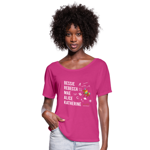 The STEM Trailblazers BHM Collection Women’s Flowy T-Shirt - dark pink
