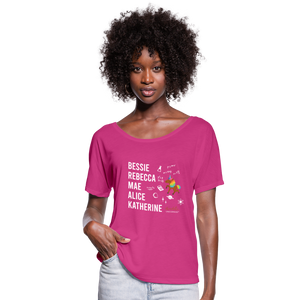 The STEM Trailblazers BHM Collection Women’s Flowy T-Shirt - dark pink
