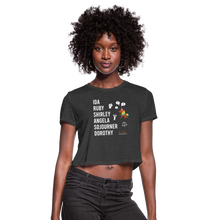 Load image into Gallery viewer, The POLITICAL Trailblazers Crop T-Shirt - deep heather
