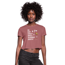 Load image into Gallery viewer, The POLITICAL Trailblazers Crop T-Shirt - mauve
