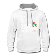 Load image into Gallery viewer, The ATHLETE Trailblazers BLM Collection Contrast Hoodie - white/gray
