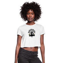 Load image into Gallery viewer, BHM Signature Women&#39;s Cropped T-Shirt - white
