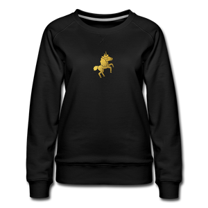 The Golden Unicorn Women’s Premium Sweatshirt - black